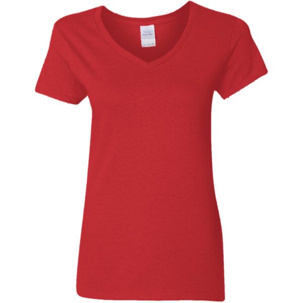 Women's V-Neck T-Shirt - Image 5