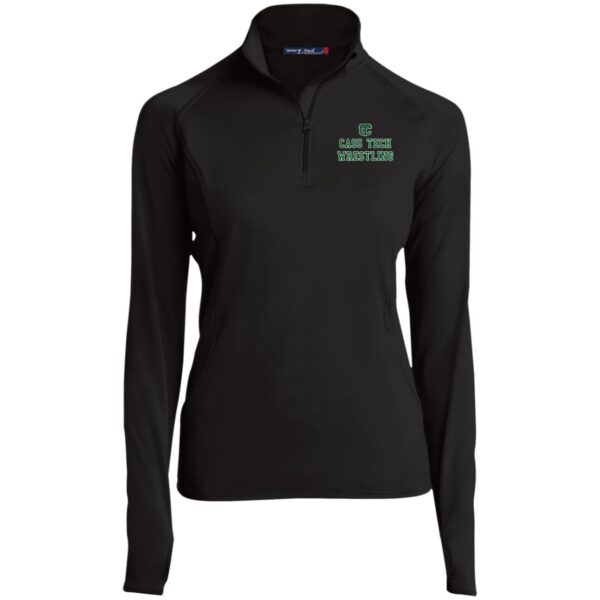 Women's 3/4 Zip Cadet Collar