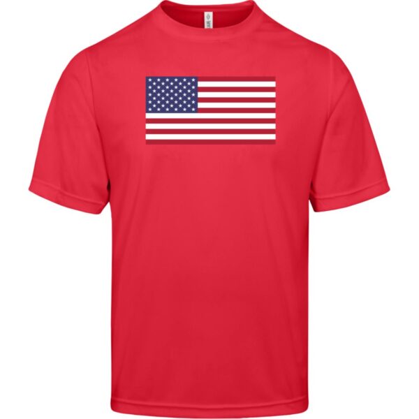 American Short Sleeve Workout Tee - Image 4