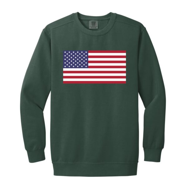 American Garment-Dyed Crewneck Sweatshirt - Image 2