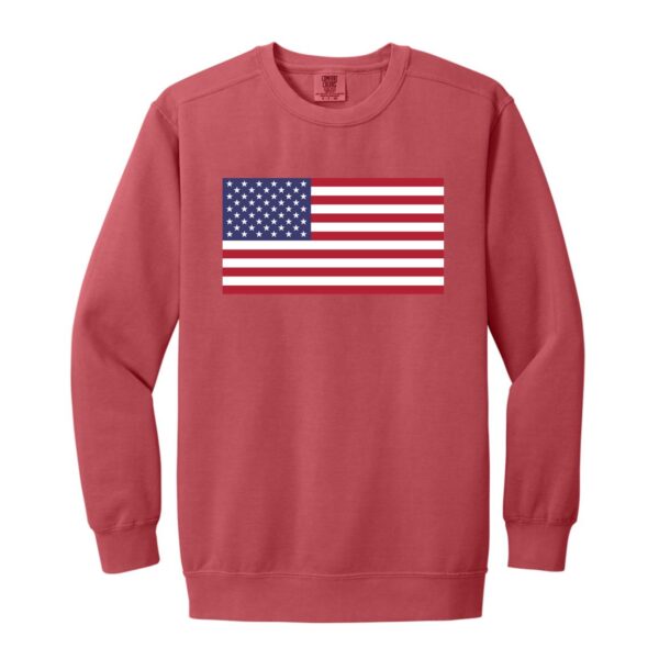 American Garment-Dyed Crewneck Sweatshirt - Image 3