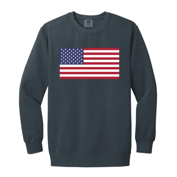 American Garment-Dyed Crewneck Sweatshirt - Image 4