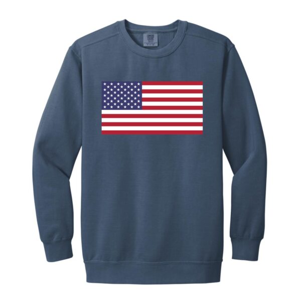 American Garment-Dyed Crewneck Sweatshirt