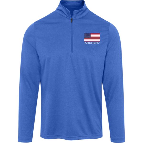 American Archery 3/4 Heather Zip - Image 7