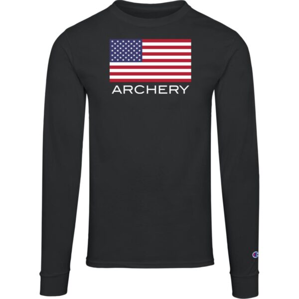 American Archery Champion Cotton Long Sleeve Tee