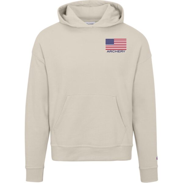 American Archery Champion Womens Powerblend Hoodie - Image 2