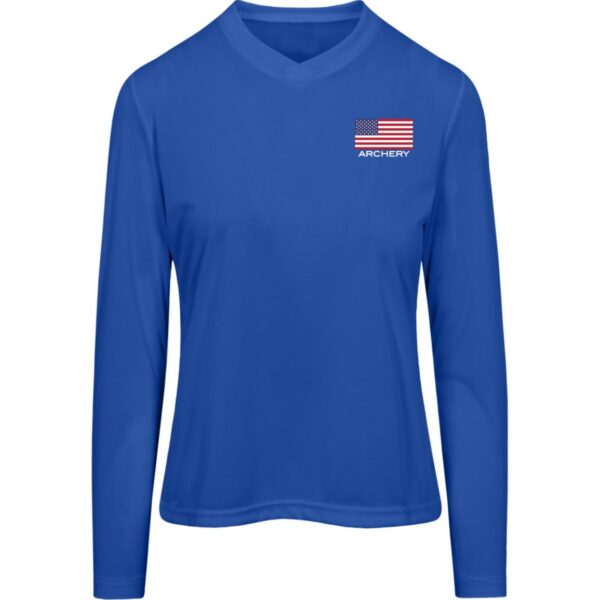 American Archery Women's Long Sleeve Workout Tee - Image 10