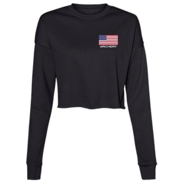 American Archery Women's Cropped Fleece Crew